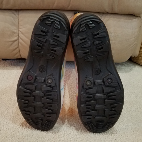 Kamik Rain Boots Tall Rubber Floral Print Water Proof Traction Sole Size 10 NWOT - Picture 6 of 15